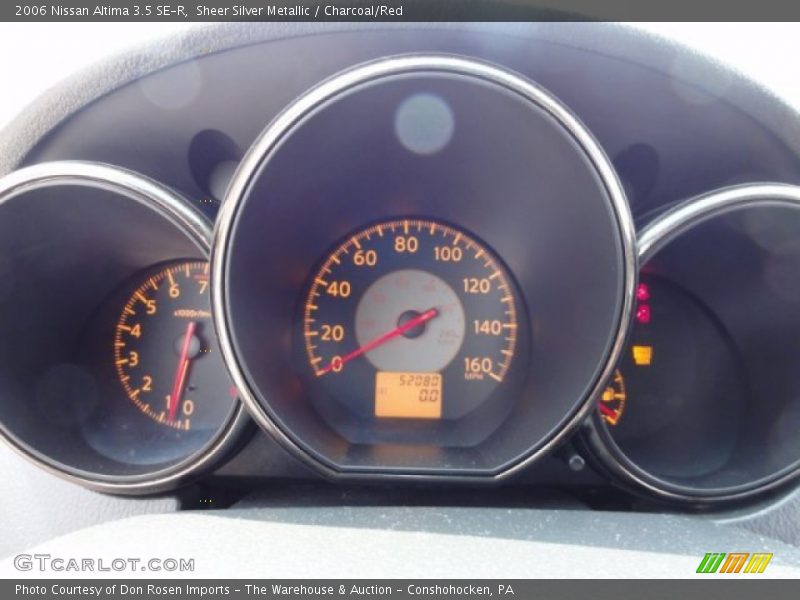 Sheer Silver Metallic / Charcoal/Red 2006 Nissan Altima 3.5 SE-R