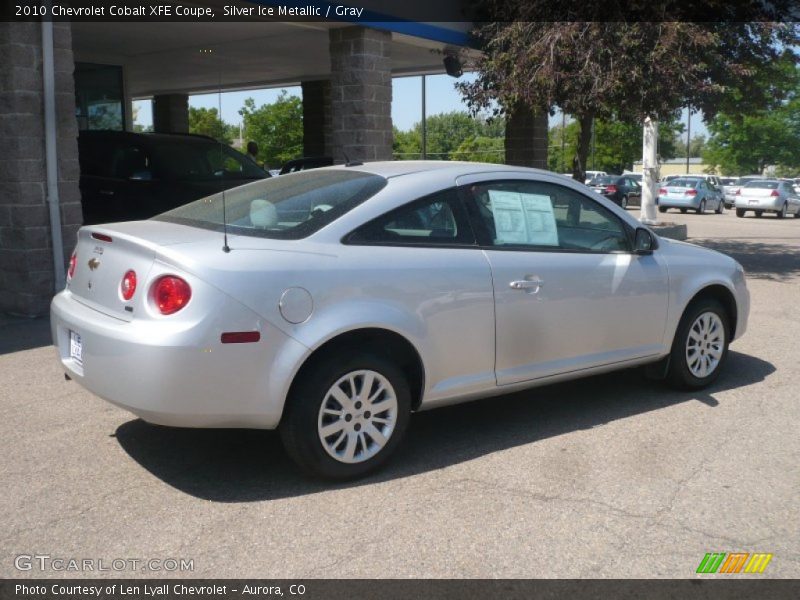 Silver Ice Metallic / Gray 2010 Chevrolet Cobalt XFE Coupe