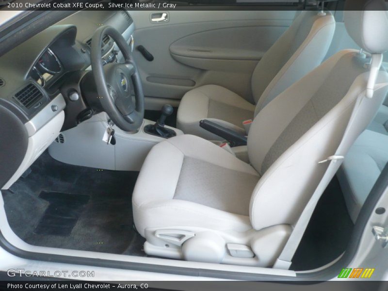 Silver Ice Metallic / Gray 2010 Chevrolet Cobalt XFE Coupe