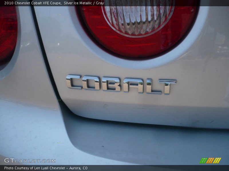 Silver Ice Metallic / Gray 2010 Chevrolet Cobalt XFE Coupe