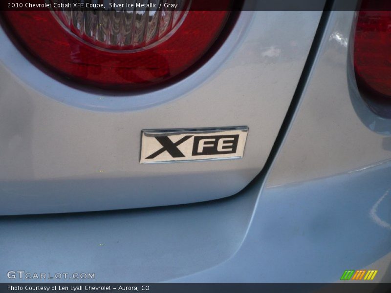 Silver Ice Metallic / Gray 2010 Chevrolet Cobalt XFE Coupe