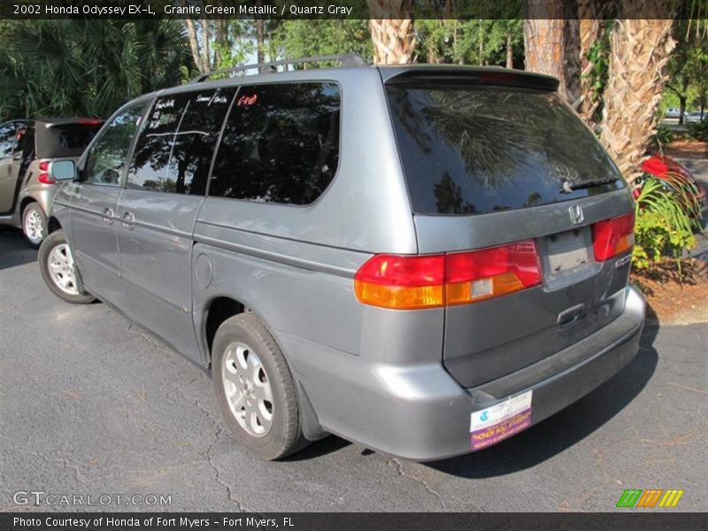 Granite Green Metallic / Quartz Gray 2002 Honda Odyssey EX-L