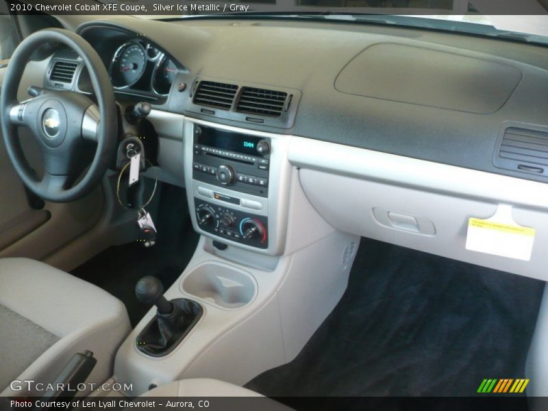 Silver Ice Metallic / Gray 2010 Chevrolet Cobalt XFE Coupe