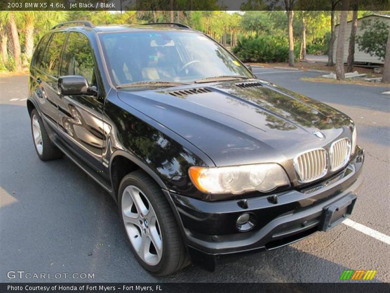 Jet Black / Black 2003 BMW X5 4.6is