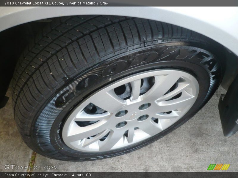 Silver Ice Metallic / Gray 2010 Chevrolet Cobalt XFE Coupe