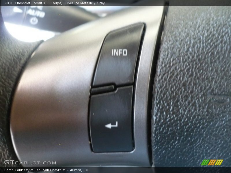 Silver Ice Metallic / Gray 2010 Chevrolet Cobalt XFE Coupe