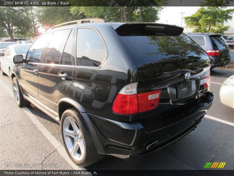 Jet Black / Black 2003 BMW X5 4.6is