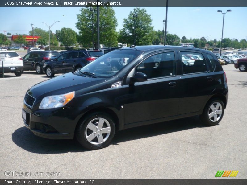 Black Granite Metallic / Charcoal 2009 Chevrolet Aveo Aveo5 LT
