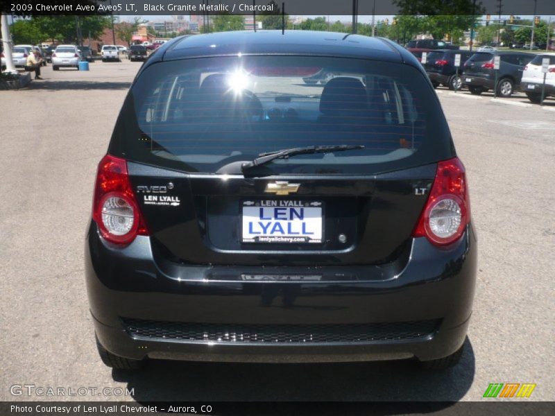 Black Granite Metallic / Charcoal 2009 Chevrolet Aveo Aveo5 LT