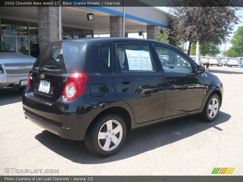Black Granite Metallic / Charcoal 2009 Chevrolet Aveo Aveo5 LT