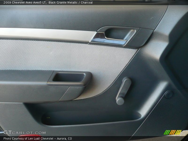 Black Granite Metallic / Charcoal 2009 Chevrolet Aveo Aveo5 LT