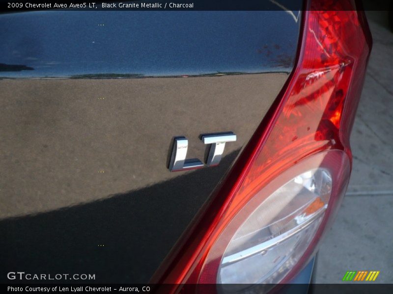 Black Granite Metallic / Charcoal 2009 Chevrolet Aveo Aveo5 LT