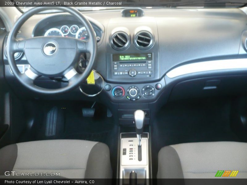 Black Granite Metallic / Charcoal 2009 Chevrolet Aveo Aveo5 LT