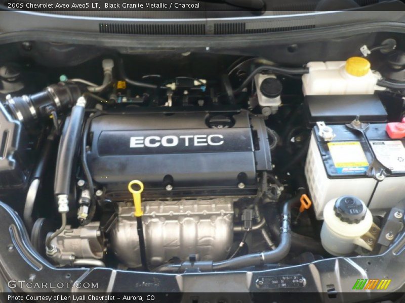Black Granite Metallic / Charcoal 2009 Chevrolet Aveo Aveo5 LT