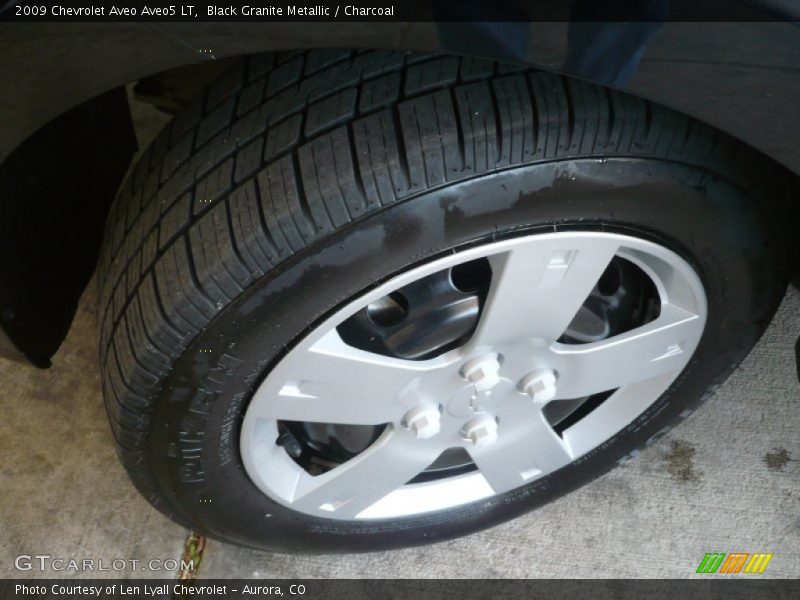 Black Granite Metallic / Charcoal 2009 Chevrolet Aveo Aveo5 LT