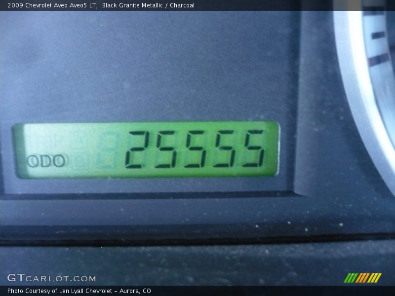 Black Granite Metallic / Charcoal 2009 Chevrolet Aveo Aveo5 LT