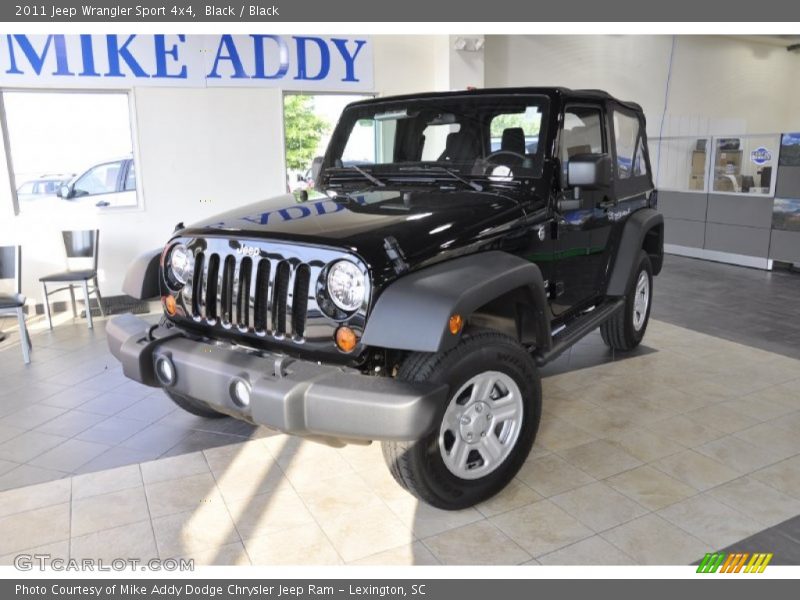 Black / Black 2011 Jeep Wrangler Sport 4x4