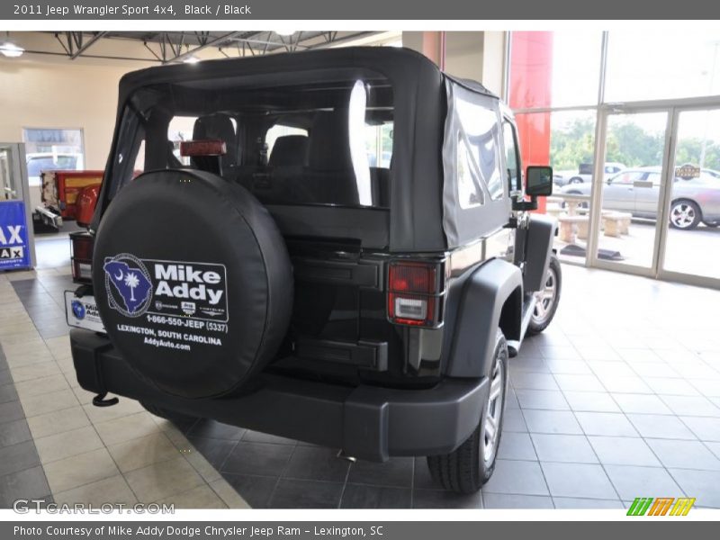 Black / Black 2011 Jeep Wrangler Sport 4x4