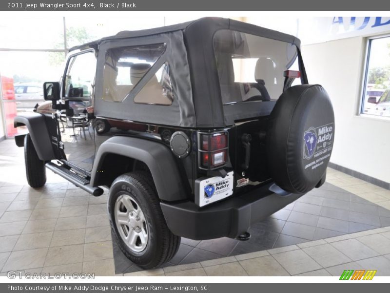 Black / Black 2011 Jeep Wrangler Sport 4x4
