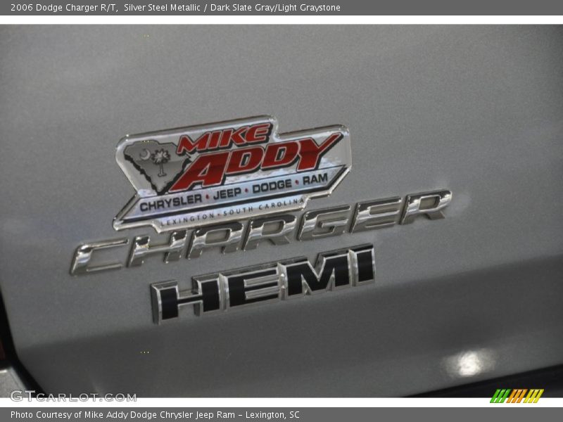 Silver Steel Metallic / Dark Slate Gray/Light Graystone 2006 Dodge Charger R/T