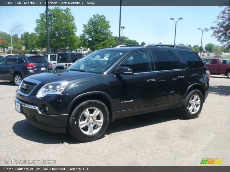 Carbon Black Metallic / Ebony 2008 GMC Acadia SLT