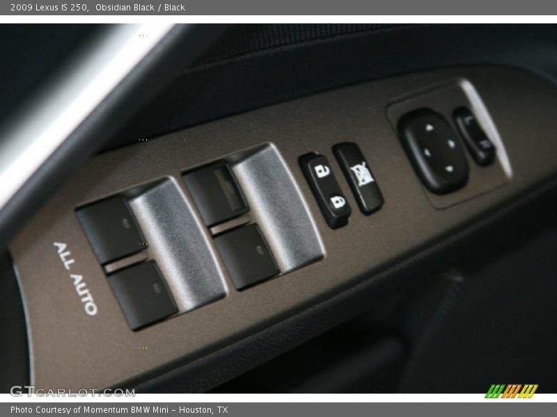 Obsidian Black / Black 2009 Lexus IS 250