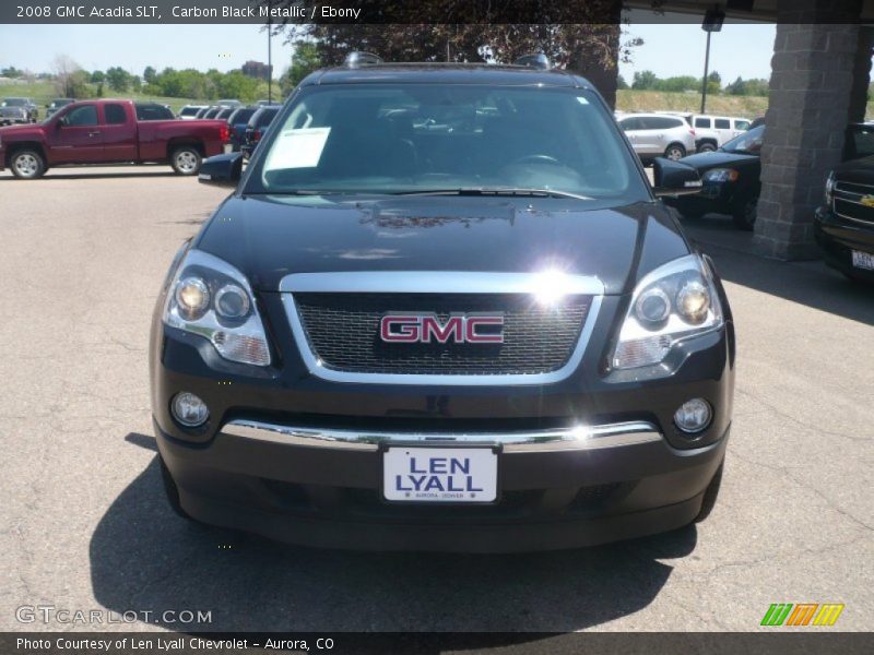 Carbon Black Metallic / Ebony 2008 GMC Acadia SLT