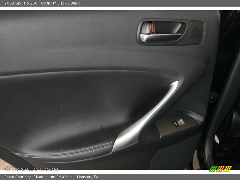 Obsidian Black / Black 2009 Lexus IS 250