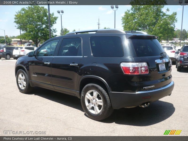 Carbon Black Metallic / Ebony 2008 GMC Acadia SLT