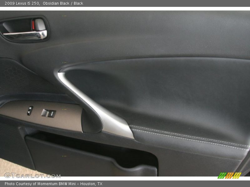 Obsidian Black / Black 2009 Lexus IS 250
