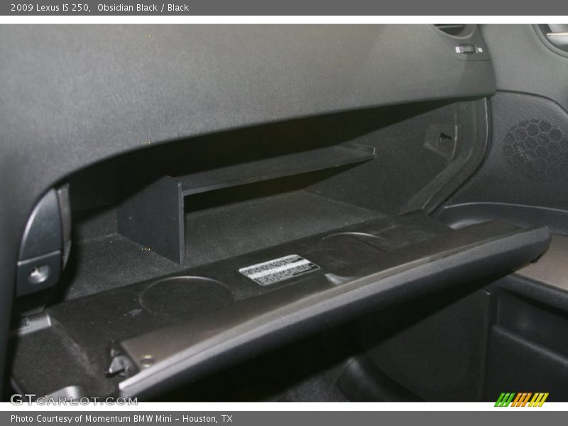 Obsidian Black / Black 2009 Lexus IS 250