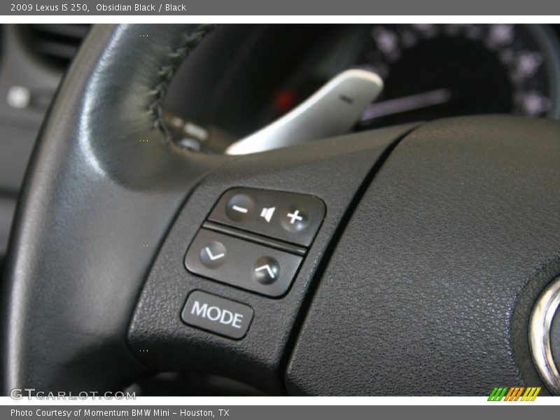 Obsidian Black / Black 2009 Lexus IS 250