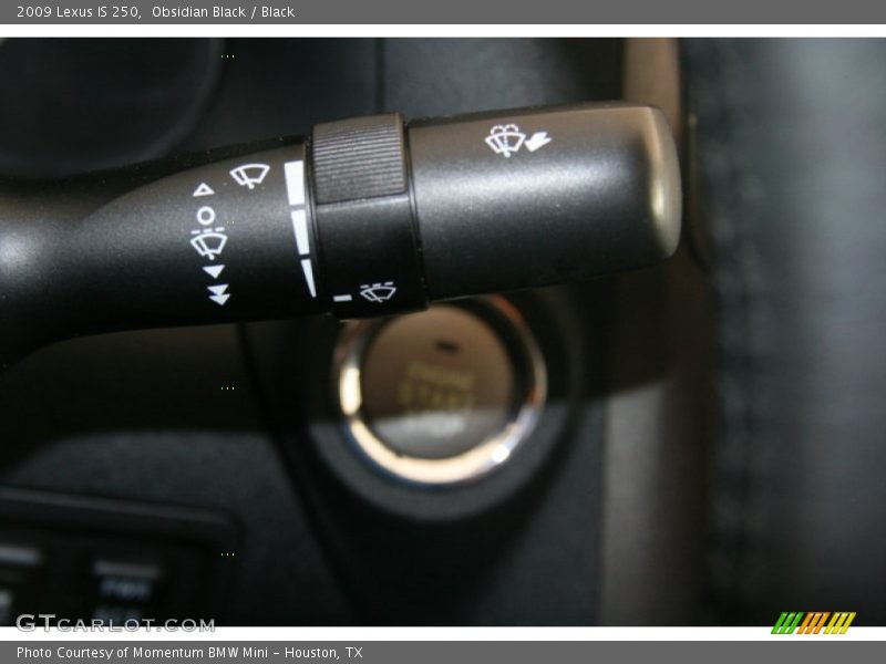 Obsidian Black / Black 2009 Lexus IS 250