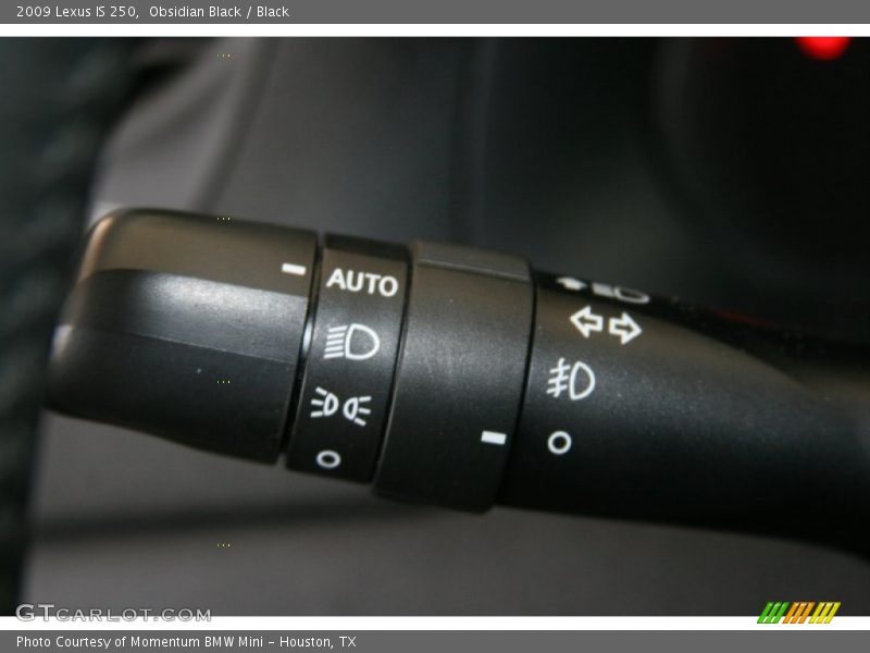 Obsidian Black / Black 2009 Lexus IS 250