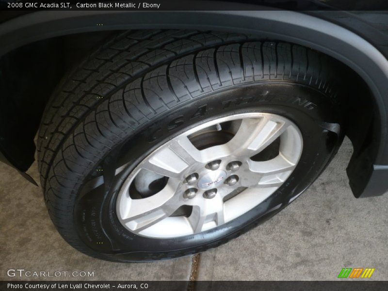 Carbon Black Metallic / Ebony 2008 GMC Acadia SLT