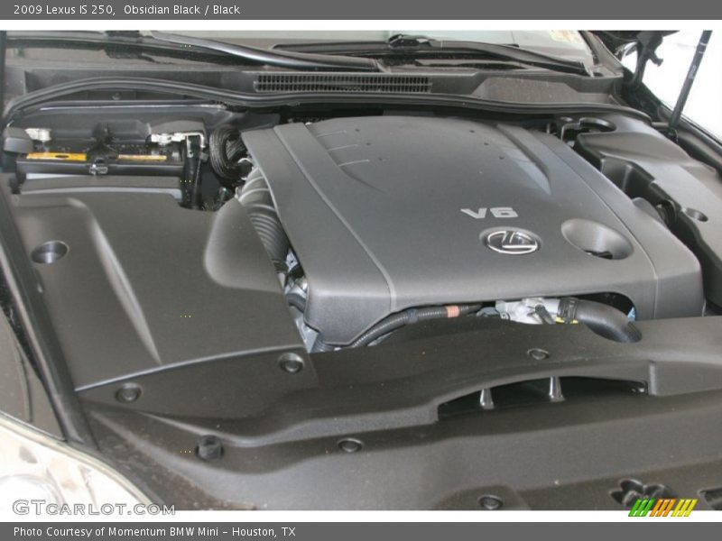 Obsidian Black / Black 2009 Lexus IS 250