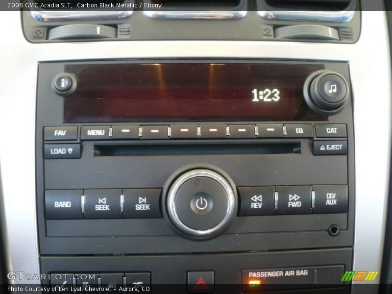 Carbon Black Metallic / Ebony 2008 GMC Acadia SLT
