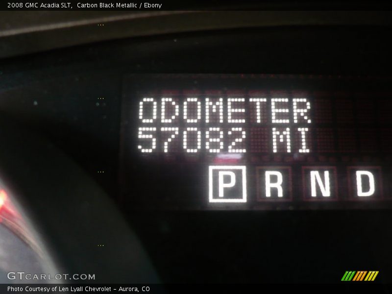Carbon Black Metallic / Ebony 2008 GMC Acadia SLT