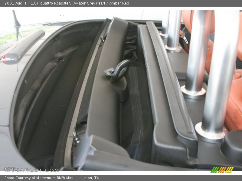Aviator Grey Pearl / Amber Red 2001 Audi TT 1.8T quattro Roadster