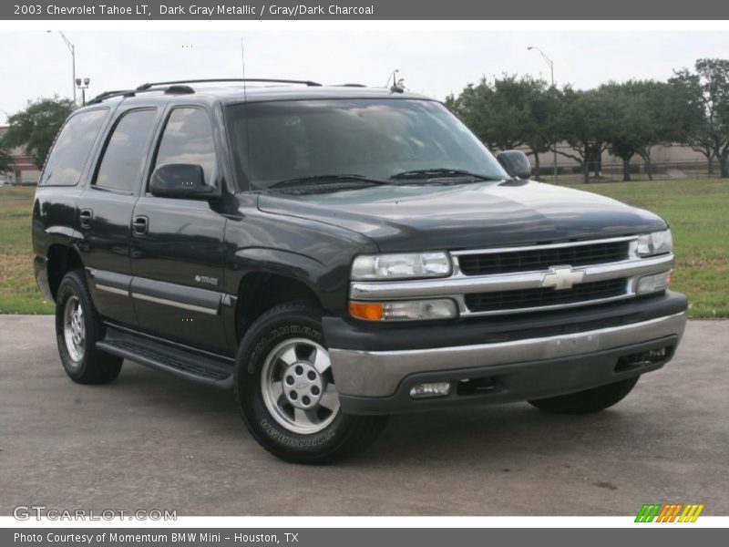 Dark Gray Metallic / Gray/Dark Charcoal 2003 Chevrolet Tahoe LT