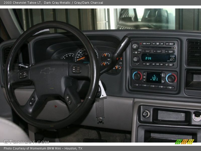 Dark Gray Metallic / Gray/Dark Charcoal 2003 Chevrolet Tahoe LT
