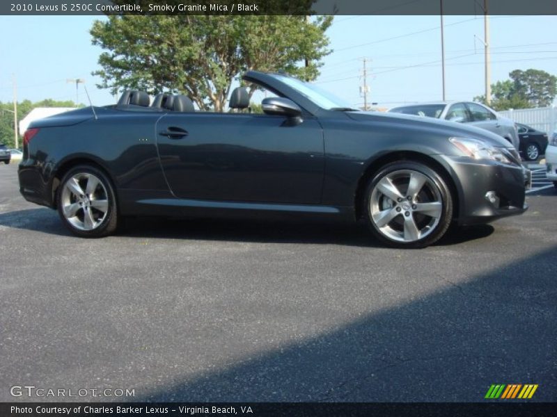 Smoky Granite Mica / Black 2010 Lexus IS 250C Convertible