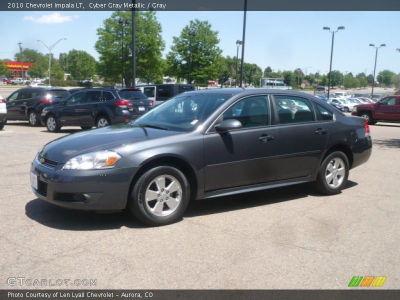 Cyber Gray Metallic / Gray 2010 Chevrolet Impala LT