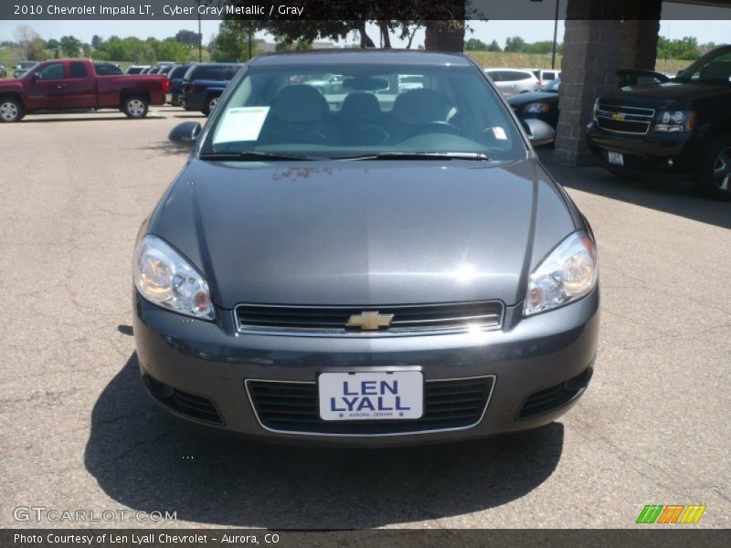 Cyber Gray Metallic / Gray 2010 Chevrolet Impala LT