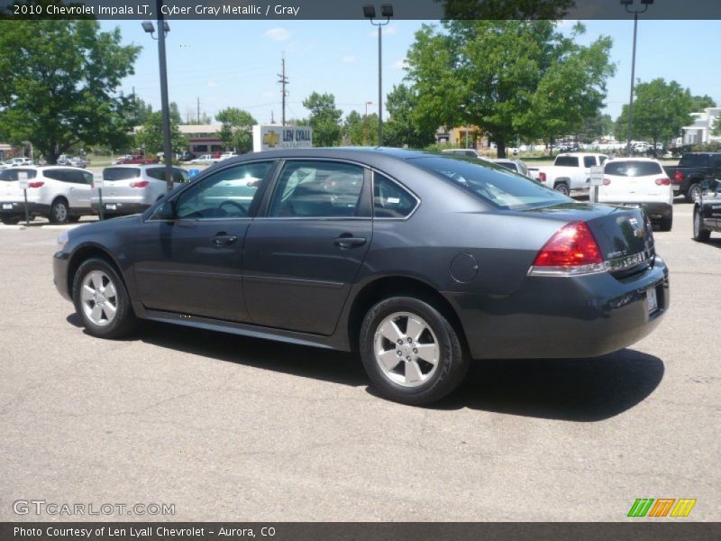 Cyber Gray Metallic / Gray 2010 Chevrolet Impala LT