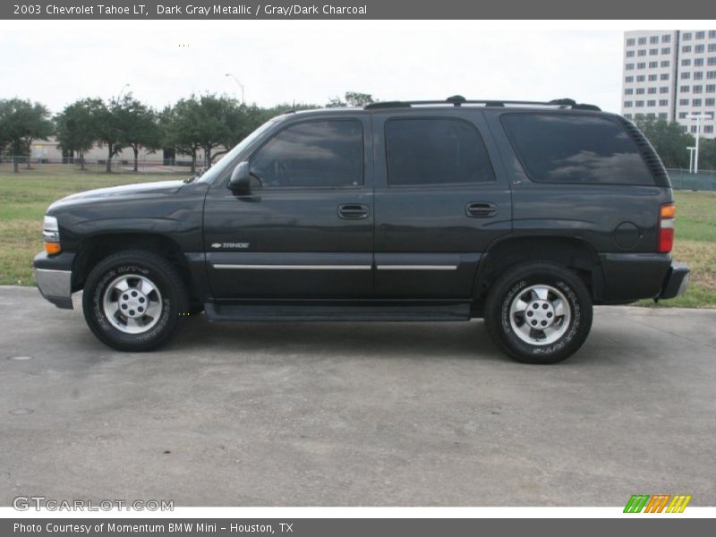 Dark Gray Metallic / Gray/Dark Charcoal 2003 Chevrolet Tahoe LT