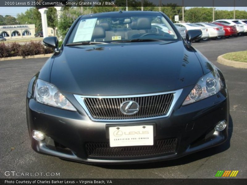 Smoky Granite Mica / Black 2010 Lexus IS 250C Convertible