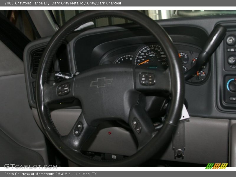 Dark Gray Metallic / Gray/Dark Charcoal 2003 Chevrolet Tahoe LT