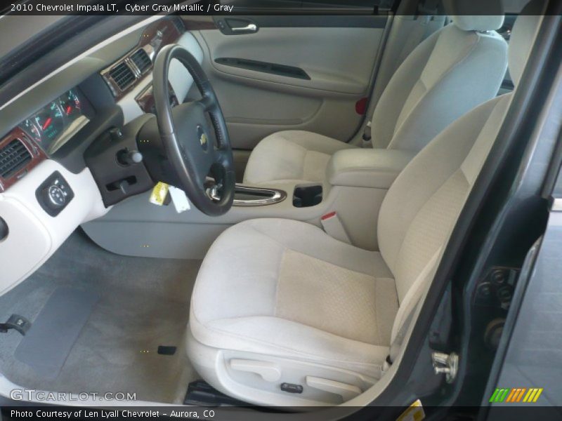 Cyber Gray Metallic / Gray 2010 Chevrolet Impala LT