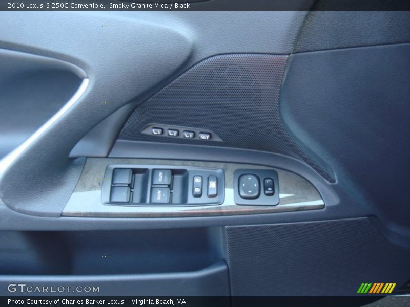 Smoky Granite Mica / Black 2010 Lexus IS 250C Convertible